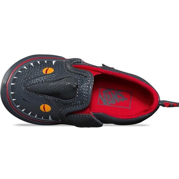 Toddler Dinosaur slip-on Vans 5c - Picture 3 of 6